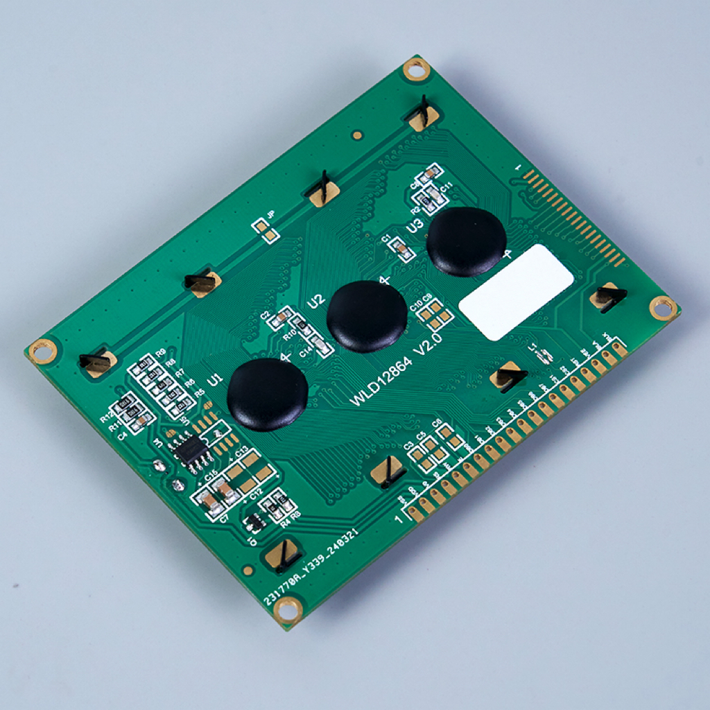 Graphic LCD 128x64 dot matrix LCD Custom Industrial Mono Display FSTN