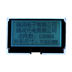 Long Lifespan Custom 128*64 Dots FSTN Graphic LCD Applications in Automotive Electronics