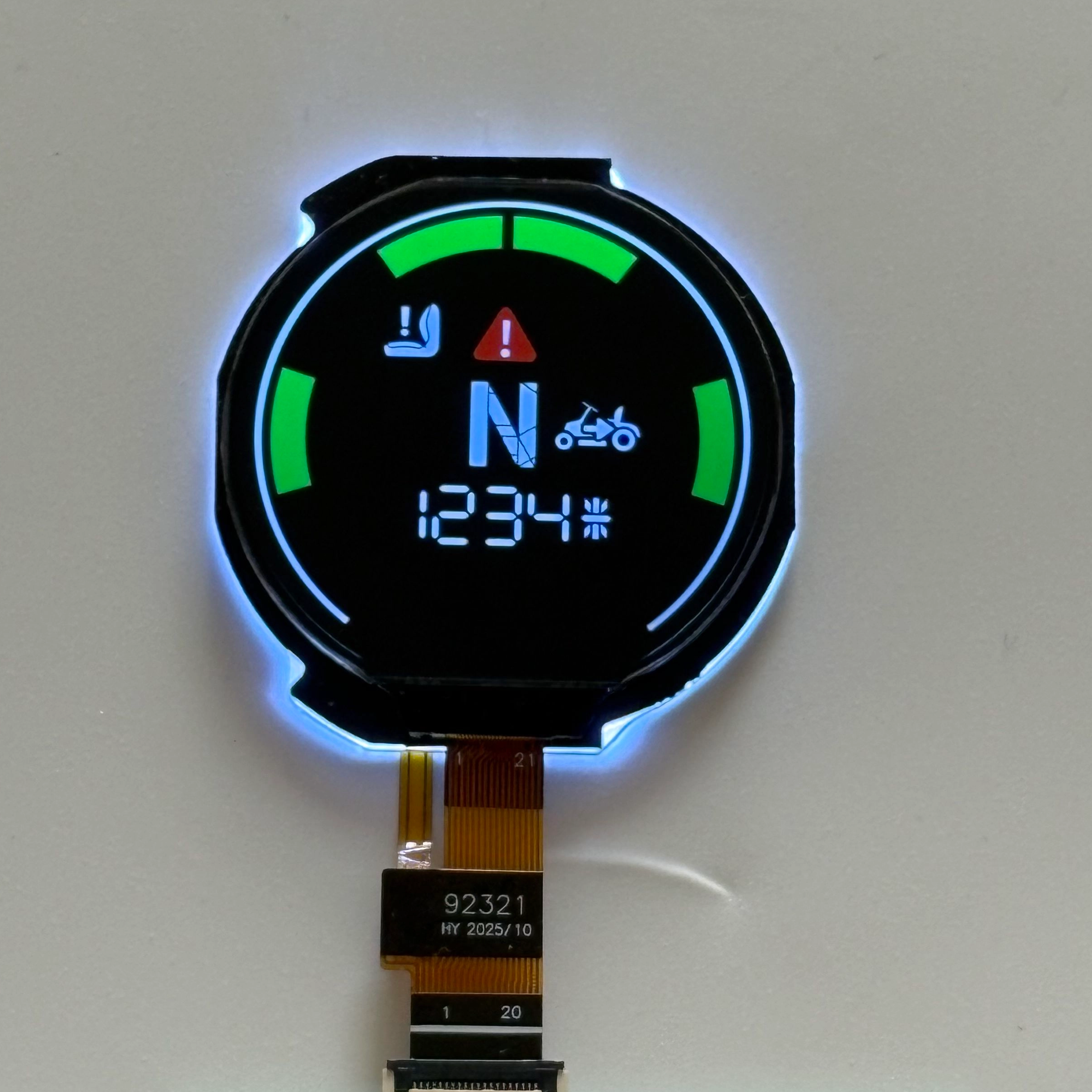  COG LCD display applied to automotive electronics
