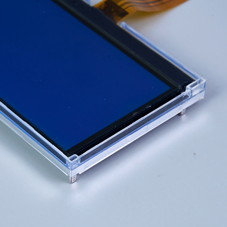 Customized STN Blue/Negative/Transmissive 128x64 LCD Module with LED Backligh