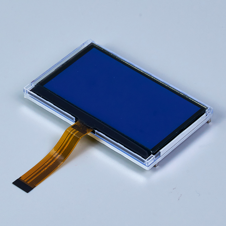 Customized STN Blue/Negative/Transmissive 128x64 LCD Module with LED Backligh