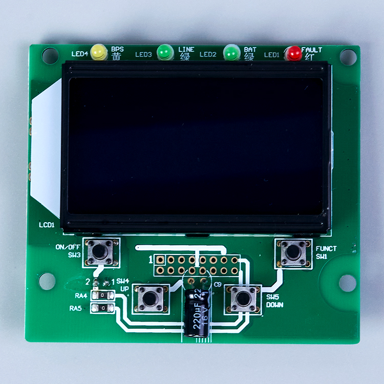 Custom HTN/Negative/Transmissive Industrial LCD Display applications for outdoor power supplies