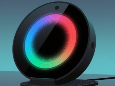 Circular TFT LCD for AI Toys