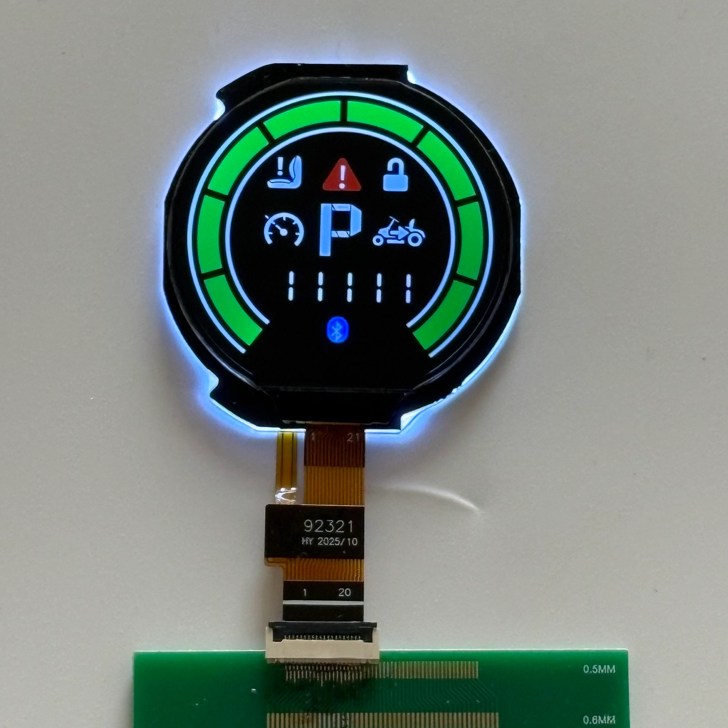 Segment LCD module for industrial devices